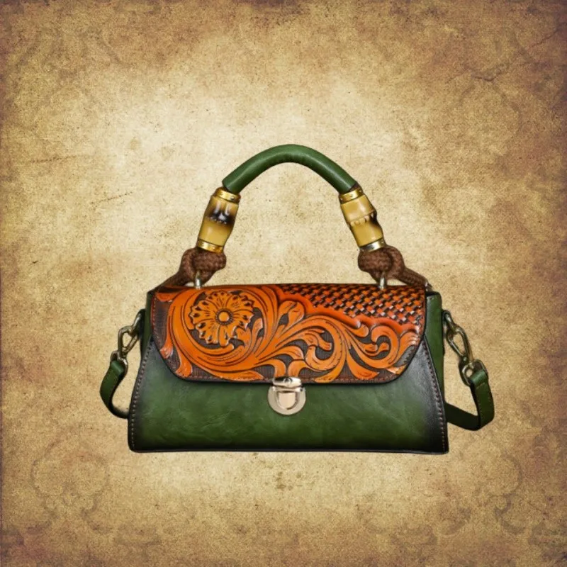 Lapzag Vintage Green floral Handbag for female classical Ladies Shoulder Bag Evening Bag 2025 Trendy Women Luxury Crossbody Bags
Lapzag Vintage Green floral Handbag for female classical Ladies Shoulder Bag Evening Bag 2025 Trendy Women Luxury Crossbody Bags