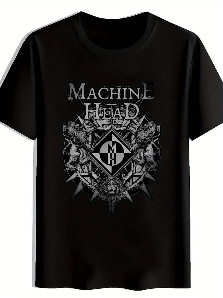 "Machine Head" Graphic-Vintage Rock Band Design-100% cotton summer O-neck short sleeve casual printed men's T-shirt.
"Machine Head" Graphic-Vintage Rock Band Design-100% cotton summer O-neck short sleeve casual printed men's T-shirt.