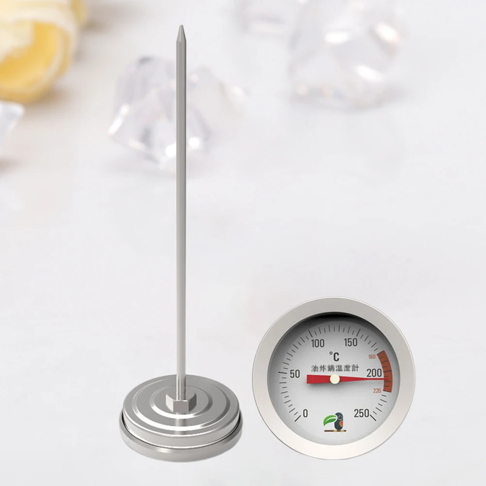 Stainless Steel Oil Thermometer Sugar Temperature Gauge 30Cm Probe Candy Syrup Tool Household Glass Deep Frying Jam
Stainless Steel Oil Thermometer Sugar Temperature Gauge 30Cm Probe Candy Syrup Tool Household Glass Deep Frying Jam
