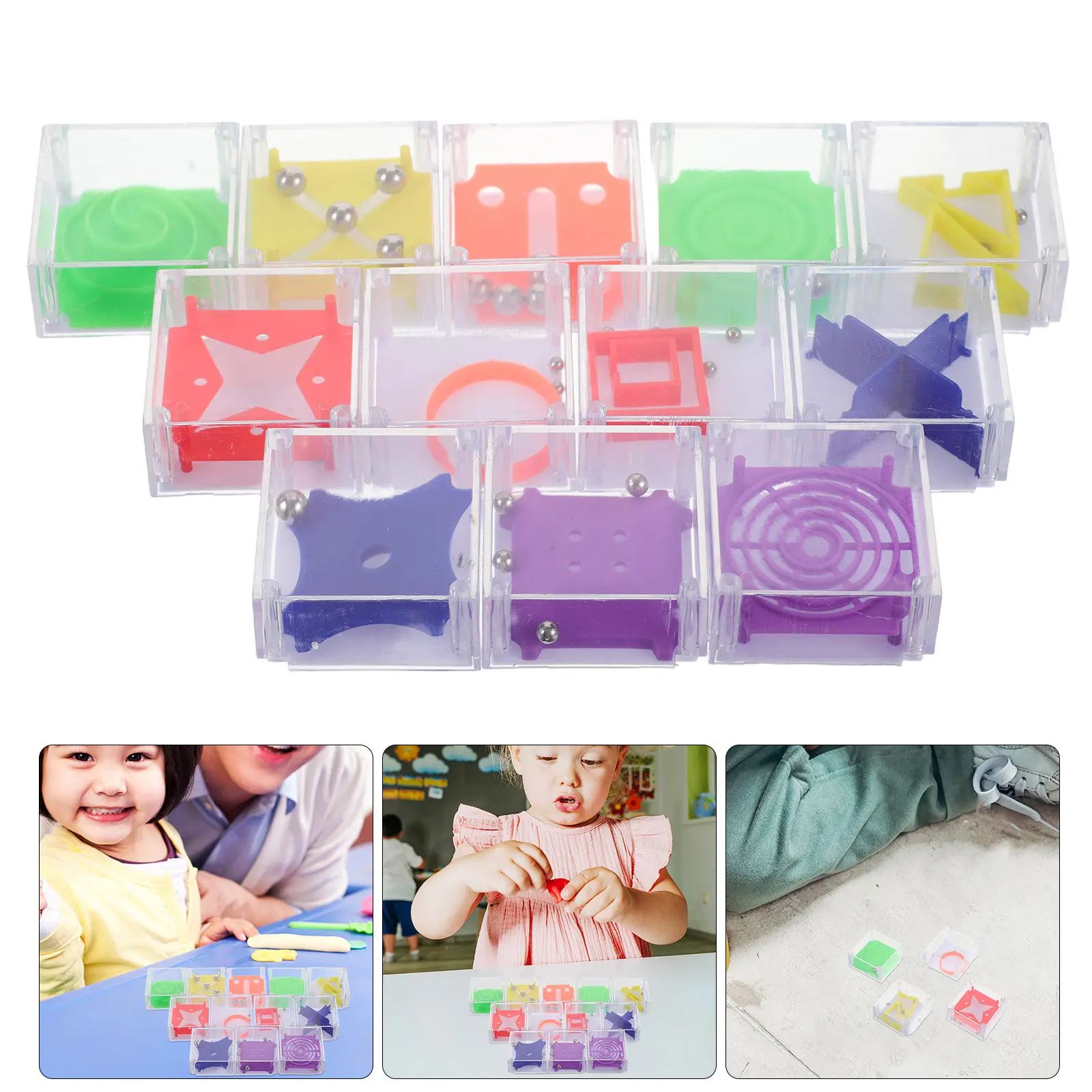 24Pcs Mini Balance Maze Ball Handheld Iq Puzzle Game Stress Relief Brain Teaser for Kids Adults Party Favors Stocking Stuffers
24Pcs Mini Balance Maze Ball Handheld Iq Puzzle Game Stress Relief Brain Teaser for Kids Adults Party Favors Stocking Stuffers