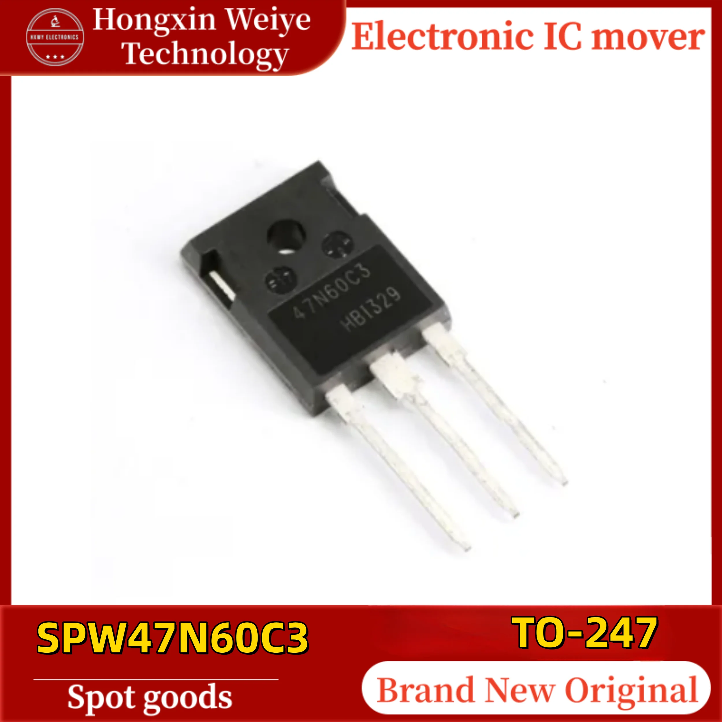 (10/50 pieces) SPW47N60C3 with Silkscreen Mark 47N60C3 TO-247 650V 47A MOSFET Power Transistor IC 100% Original In Stock Fast Sh
(10/50 pieces) SPW47N60C3 with Silkscreen Mark 47N60C3 TO-247 650V 47A MOSFET Power Transistor IC 100% Original In Stock Fast Sh