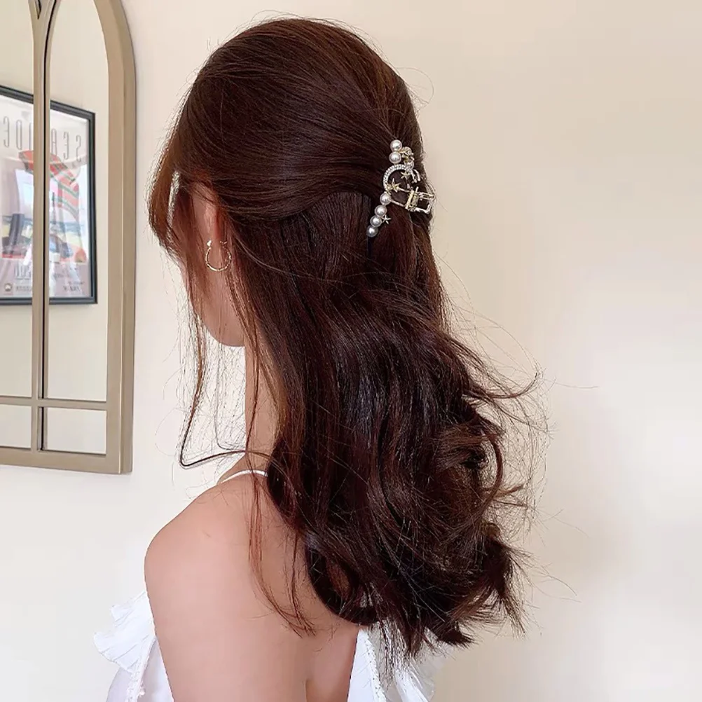 2pcs Claw Clips Aluminum Alloy Pearl Hair Clamps Elegant Decorative Hairpins Stylish Hair Accessories Durable Geometric Design
2pcs Claw Clips Aluminum Alloy Pearl Hair Clamps Elegant Decorative Hairpins Stylish Hair Accessories Durable Geometric Design