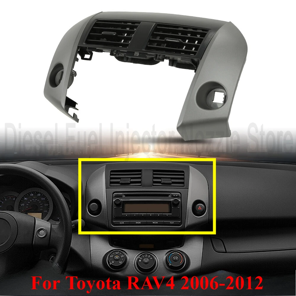 Center Dash A/C Dashboard AC Heater Air Vent Cover Trim Bezel Outlet Panel Fit For Toyota RAV4 2006-2012
Center Dash A/C Dashboard AC Heater Air Vent Cover Trim Bezel Outlet Panel Fit For Toyota RAV4 2006-2012