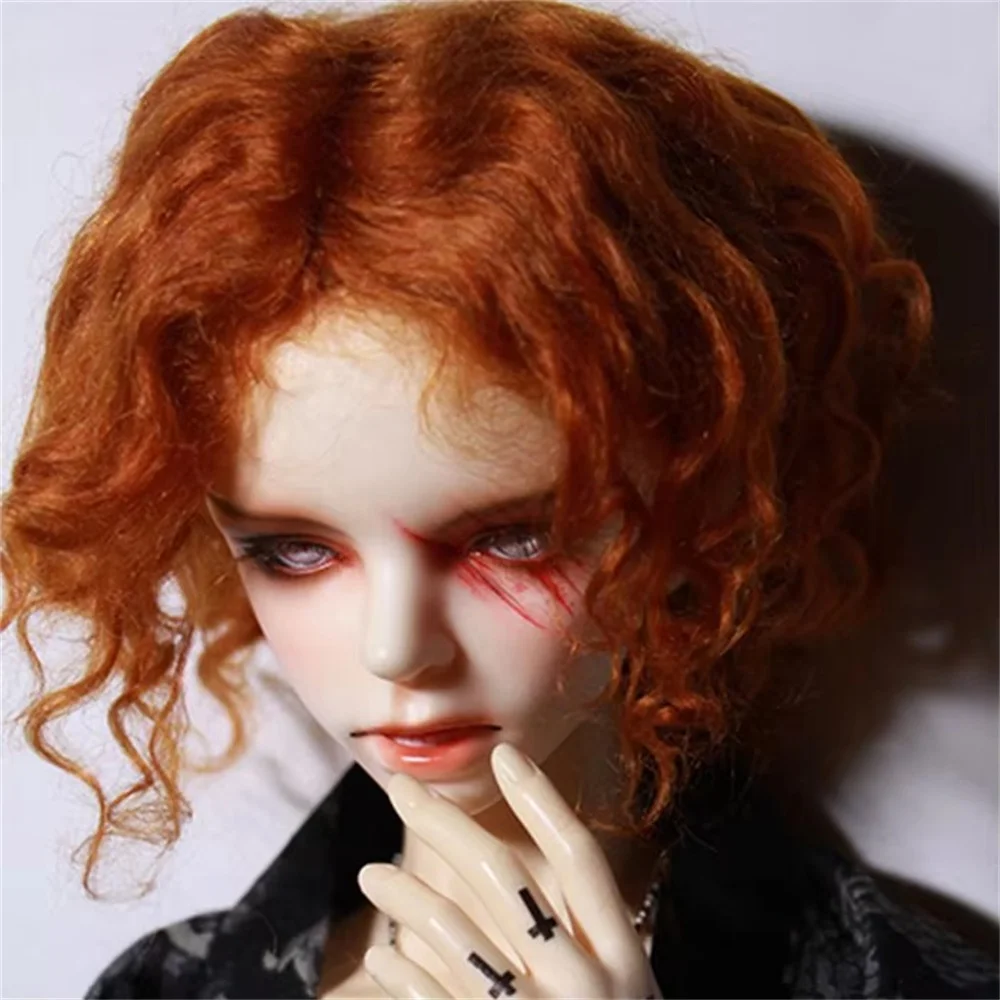 Волосы для кукол BJD подходят для 1/31/41/6 SD, размер дяди, стильная личность, супер крутые, короткие кудрявые волосы с редисом для мальчиков 
Волосы для кукол BJD подходят для 1/31/41/6 SD, размер дяди, стильная личность, супер крутые, короткие кудрявые волосы с редисом для мальчиков