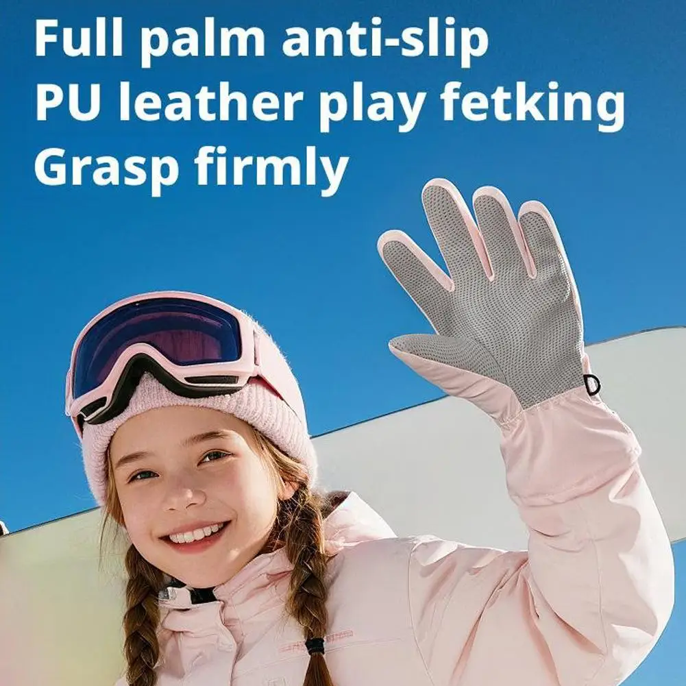 1 пара детских зимних плюшевых лыжных перчаток для мальчиков и девочек, теплые водонепроницаемые противоскользящие варежки для верховой езды, игр по снегу Skati L9H9
1 пара детских зимних плюшевых лыжных перчаток для мальчиков и девочек, теплые водонепроницаемые противоскользящие варежки для верховой езды, игр по снегу Skati L9H9
