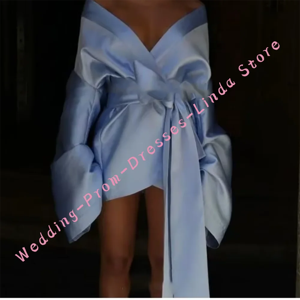 Elegant Satin V-Neck Pleat Bow Formal Evening Dresses Birthday Party Prom Gowns Customized
Elegant Satin V-Neck Pleat Bow Formal Evening Dresses Birthday Party Prom Gowns Customized