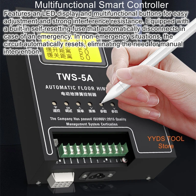 TWS-5A Underground Spring-Loaded Smart Single/Double-Directional Glass Door Hardware Automatic Swing Door Motor
TWS-5A Underground Spring-Loaded Smart Single/Double-Directional Glass Door Hardware Automatic Swing Door Motor
