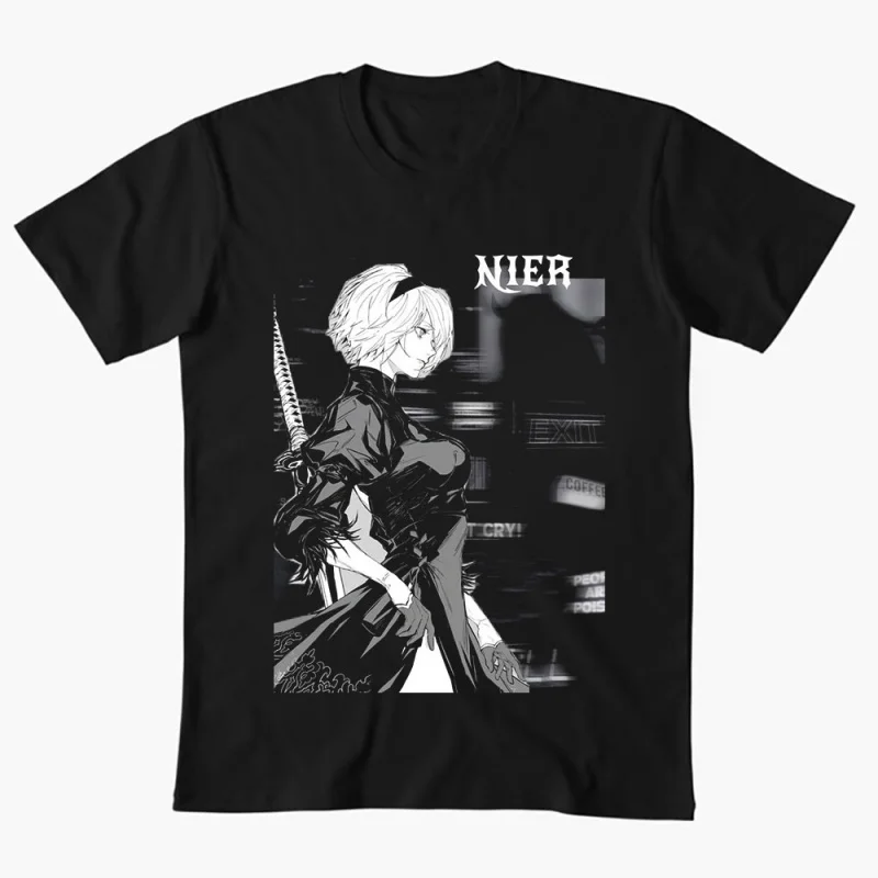 2B NieR Automata Yorh No. 2 Type B Anime T-shirt for Gamer 0607 Waifu Girl Cyber Punk Graphic Clothes Y2K Tee US Size Tops S-6XL
2B NieR Automata Yorh No. 2 Type B Anime T-shirt for Gamer 0607 Waifu Girl Cyber Punk Graphic Clothes Y2K Tee US Size Tops S-6XL