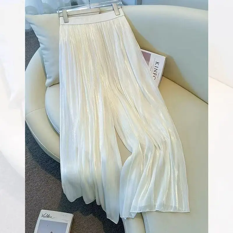 Women Loose Cotton Elegant Pants Spring Summer Female High Elastic Waist Pocket Wide Leg Full Trousers Fashion Loose Pants S870
Women Loose Cotton Elegant Pants Spring Summer Female High Elastic Waist Pocket Wide Leg Full Trousers Fashion Loose Pants S870