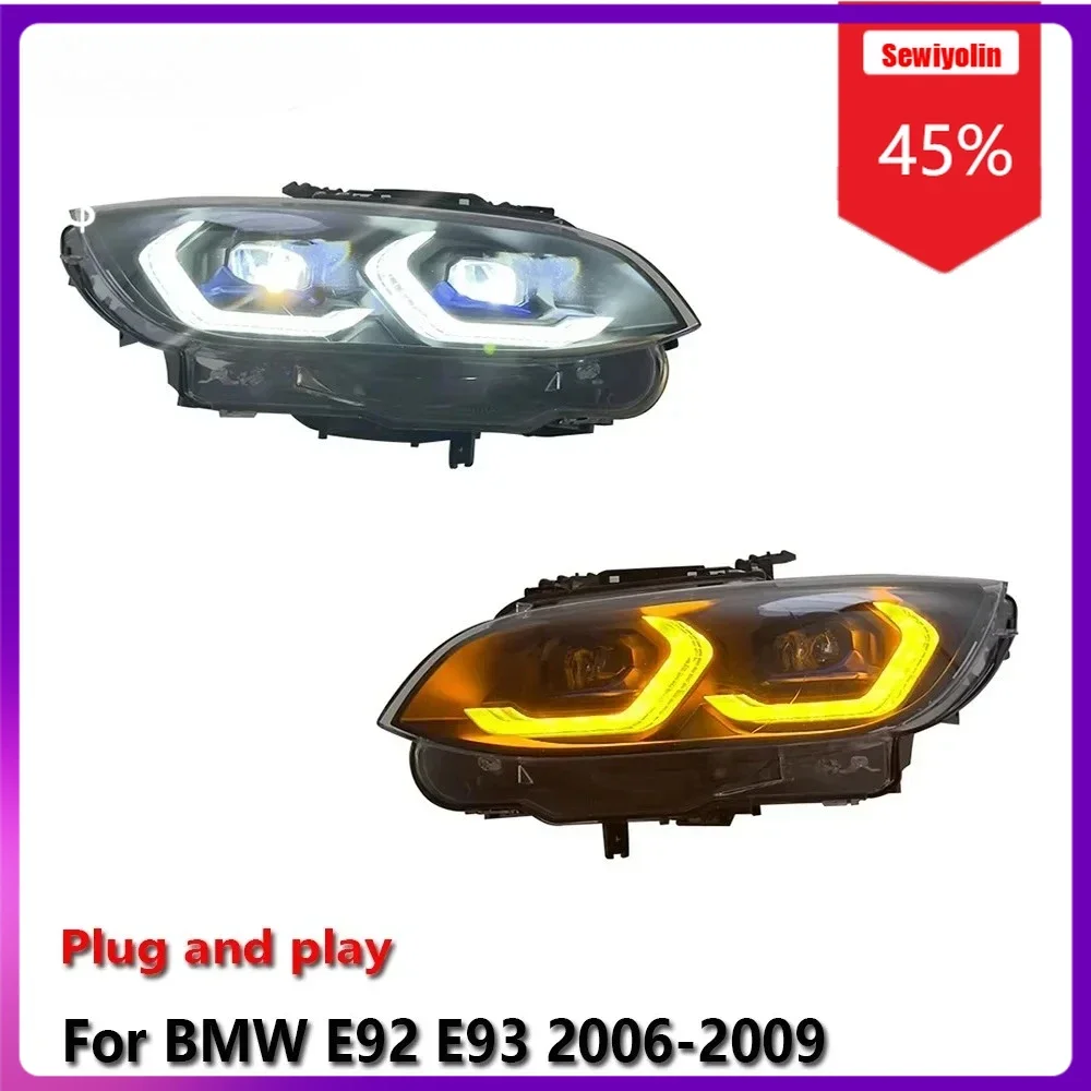 Sewiyolin Car LED Lamp Headlight Light Assemblies For BMW E92 E93 330 335 M3 2006-2009 Auto Fog DRL Brake Turn Signal Lamp Plug
Sewiyolin Car LED Lamp Headlight Light Assemblies For BMW E92 E93 330 335 M3 2006-2009 Auto Fog DRL Brake Turn Signal Lamp Plug