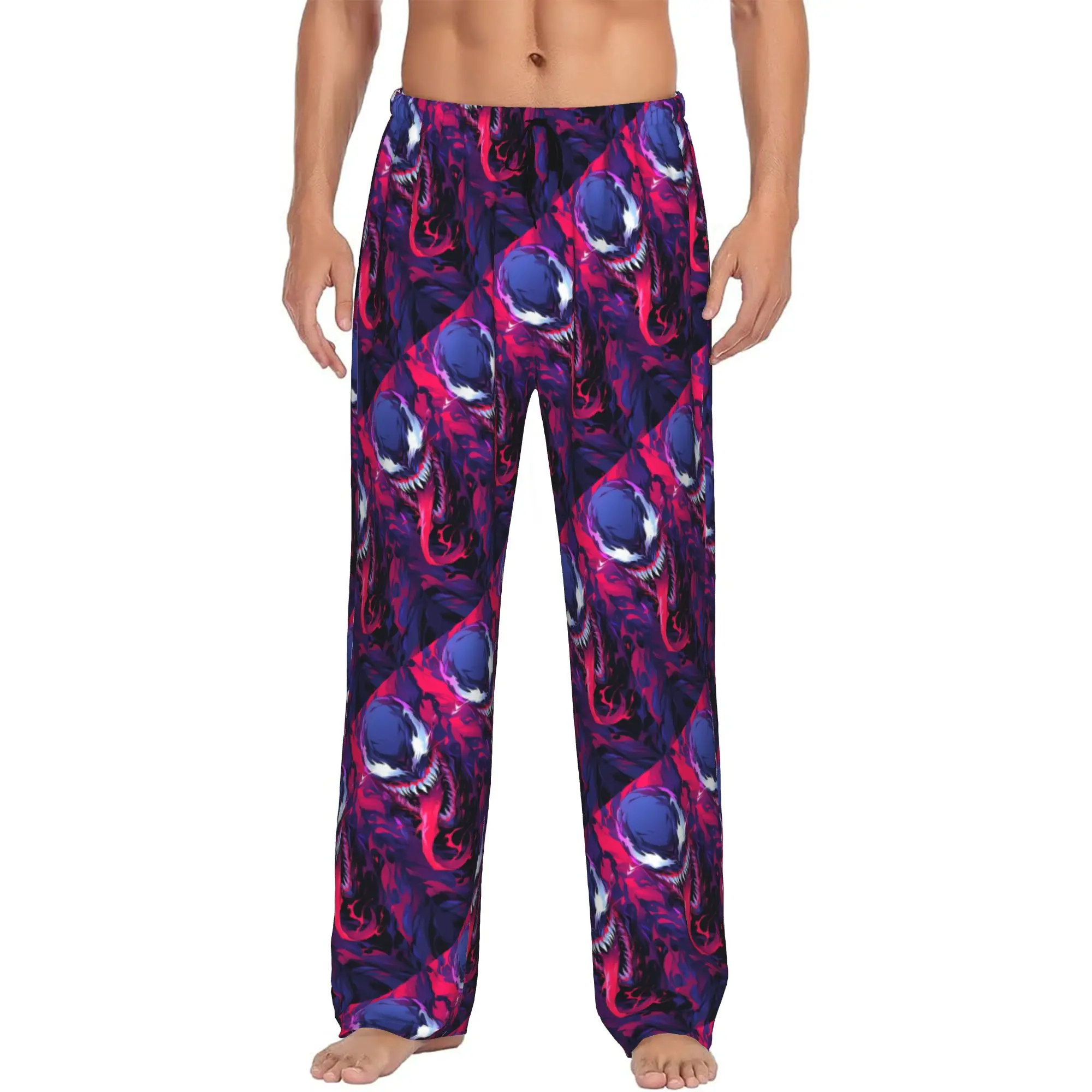 Custom Printed Comic Wallpaper V-Venom Pajama Pants for Men Sleep Sleepwear Bottoms with Pockets
Custom Printed Comic Wallpaper V-Venom Pajama Pants for Men Sleep Sleepwear Bottoms with Pockets