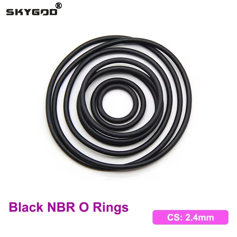 10/50Pcs Black NBR O Ring Gasket Thickness CS 2.4mm OD 6~180mm Nitrile Rubber Round Corrosion Oil Resist Sealing Washer O Rings
10/50Pcs Black NBR O Ring Gasket Thickness CS 2.4mm OD 6~180mm Nitrile Rubber Round Corrosion Oil Resist Sealing Washer O Rings