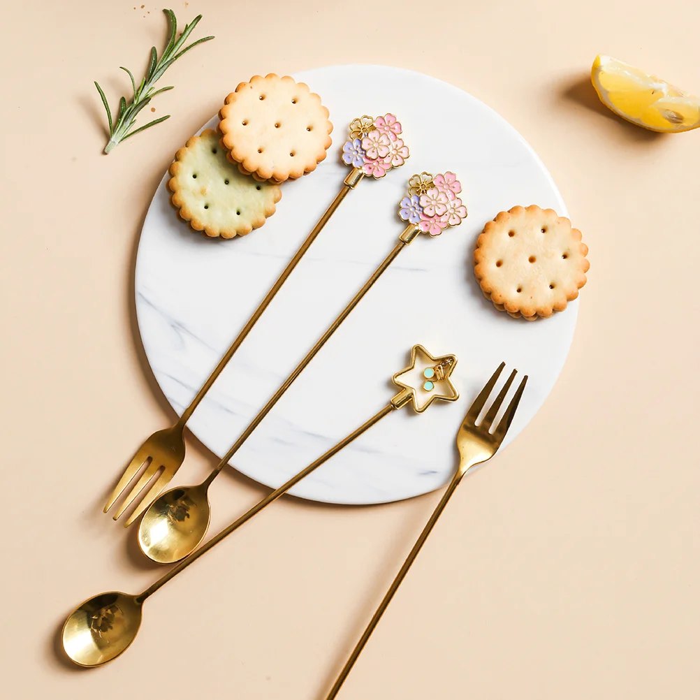 2Pcs Shape Stainless Steel Eating Utensils Set Dessert Fork Spoon Combo Japanese Style Tableware Kitchen Tool
2Pcs Shape Stainless Steel Eating Utensils Set Dessert Fork Spoon Combo Japanese Style Tableware Kitchen Tool