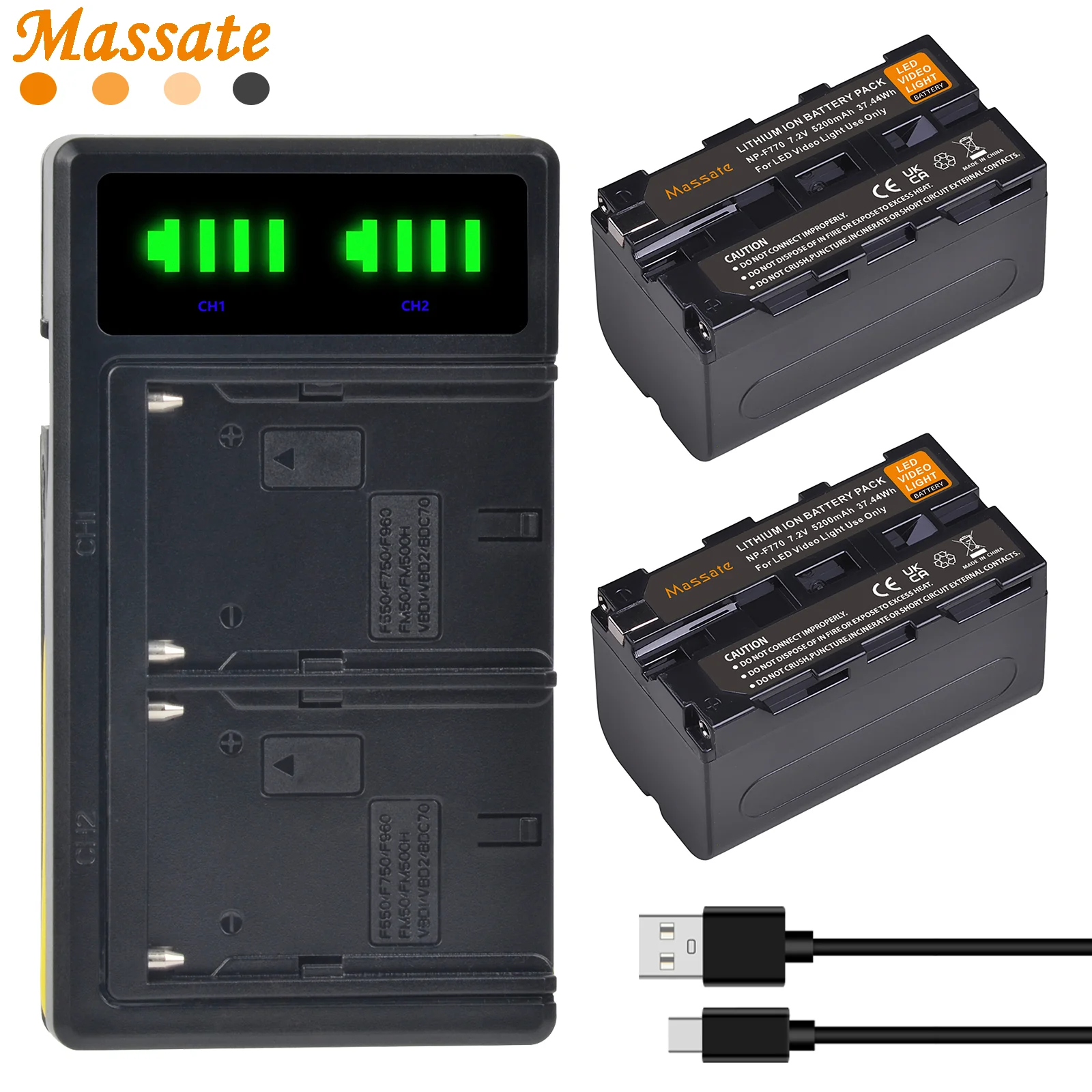 Massate 5200mAh NP-F770 NP F750 LED Power Indicator battery + LCD USB Charger for Sony NPF960 F970 F550 F730 QM91D CCD-TRV58
Massate 5200mAh NP-F770 NP F750 LED Power Indicator battery + LCD USB Charger for Sony NPF960 F970 F550 F730 QM91D CCD-TRV58