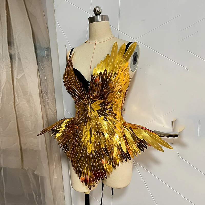 Gold Tuxedo Singer Performance Wear Drag Queen Costume Adult Party Festival Clothing Nightclub Gogo Dancer Stage Dress
Gold Tuxedo Singer Performance Wear Drag Queen Costume Adult Party Festival Clothing Nightclub Gogo Dancer Stage Dress
