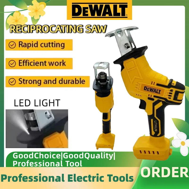 Dewalt Brushless Reciprocating Saw 2800RPM, 20V Cordless Multifunctional Power Saw for Pipe Metal Wood Cutting
Dewalt Brushless Reciprocating Saw 2800RPM, 20V Cordless Multifunctional Power Saw for Pipe Metal Wood Cutting
