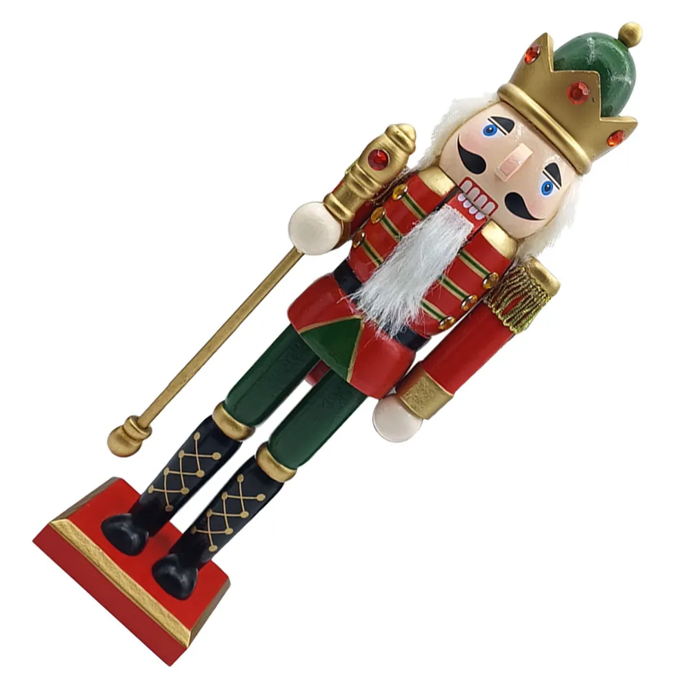 Wood Nutcracker Ornaments Traditional Christmas Gift Nutcracker Puppet Figure Rich Texture Home Tabletop Decor
Wood Nutcracker Ornaments Traditional Christmas Gift Nutcracker Puppet Figure Rich Texture Home Tabletop Decor