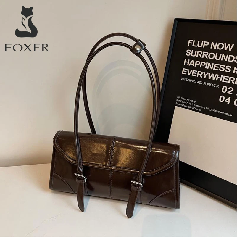 FOXER 2026 New Women's Shoulder Bag Genuine Leather Retro Female Tote Underarm Bag Versatile Large Capacity Handbag
FOXER 2026 New Women's Shoulder Bag Genuine Leather Retro Female Tote Underarm Bag Versatile Large Capacity Handbag