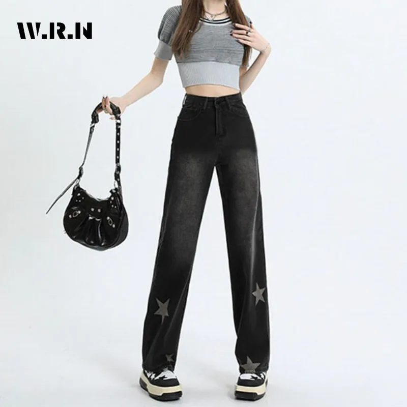 2024 Spring Women Casual Style Harajuku Jeans Vintage Stars Print High Waist Loose Pants Y2K Wide Leg Punk Baggy Denim Trouser
2024 Spring Women Casual Style Harajuku Jeans Vintage Stars Print High Waist Loose Pants Y2K Wide Leg Punk Baggy Denim Trouser