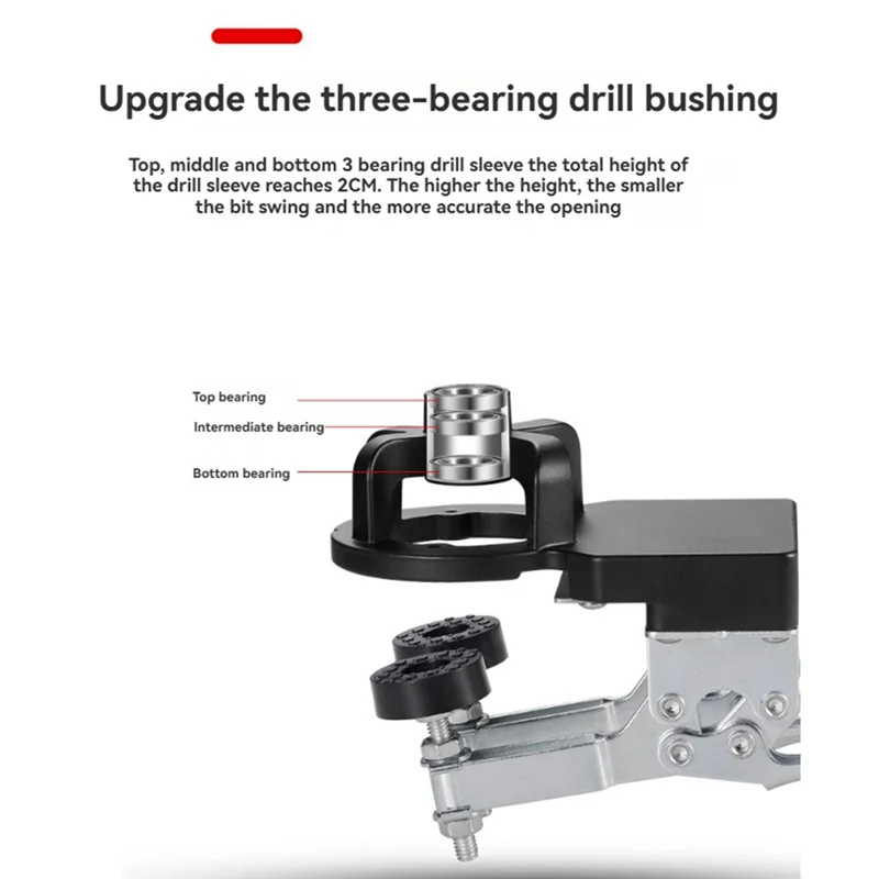 RALCA-35Mm Concealed Cabinet Door Hinge Mounting Jig,Hinge Hole Drilling Tool,Hinge Hole Locator, Cabinet Hinge Drill Bit
RALCA-35Mm Concealed Cabinet Door Hinge Mounting Jig,Hinge Hole Drilling Tool,Hinge Hole Locator, Cabinet Hinge Drill Bit
