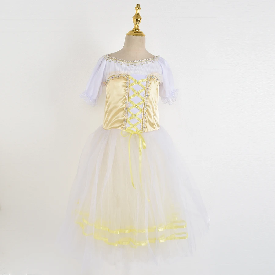 New Romantic Tutu Giselle Ballet Costumes Girls Child Velet Long Tulle Dress Skate Ballerina Dress Puff Sleeve Chorus Dress
New Romantic Tutu Giselle Ballet Costumes Girls Child Velet Long Tulle Dress Skate Ballerina Dress Puff Sleeve Chorus Dress