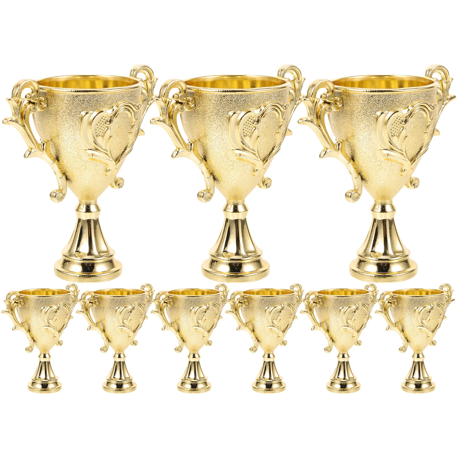 10 Pcs Small Trophy Toy Little Friend Accessory Exquisite Sports Compact Prize Multifunction Chic Award Trophies
10 Pcs Small Trophy Toy Little Friend Accessory Exquisite Sports Compact Prize Multifunction Chic Award Trophies