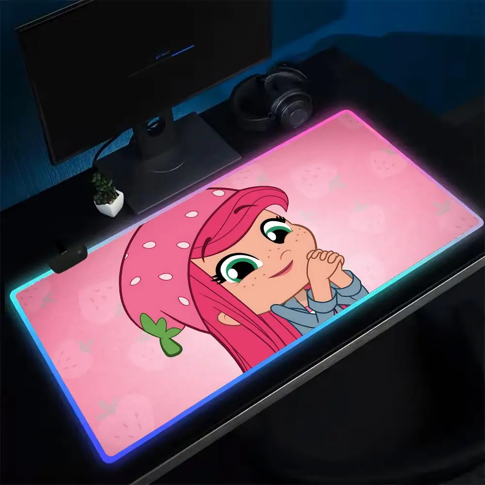 Коврик для мыши Strawberry Shortcake, игровой коврик для мыши в стиле аниме, светодиодные настольные коврики с подсветкой, резиновый настольный коврик XXL, коврик для мыши RGB, настольные коврики
Коврик для мыши Strawberry Shortcake, игровой коврик для мыши в стиле аниме, светодиодные настольные коврики с подсветкой, резиновый настольный коврик XXL, коврик для мыши RGB, настольные коврики