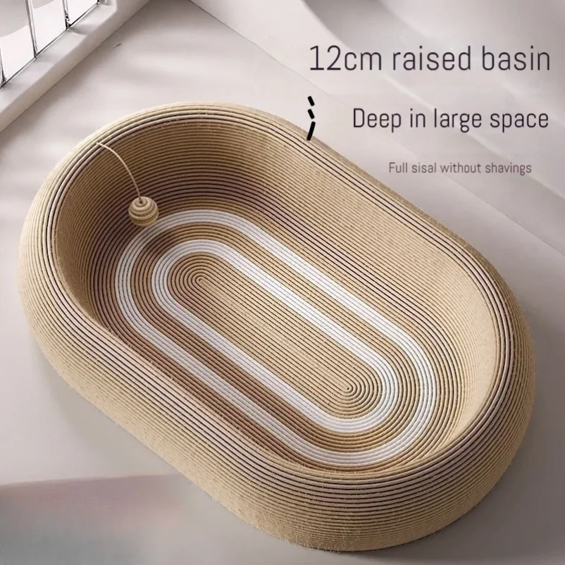 2.0 Upgrade Cat Scratcher Pads 100% Sisal Round Oval Cat Scratching Board 12cm Height Kitten Bed Nest Chew Toy Bite Pet Supplie
2.0 Upgrade Cat Scratcher Pads 100% Sisal Round Oval Cat Scratching Board 12cm Height Kitten Bed Nest Chew Toy Bite Pet Supplie