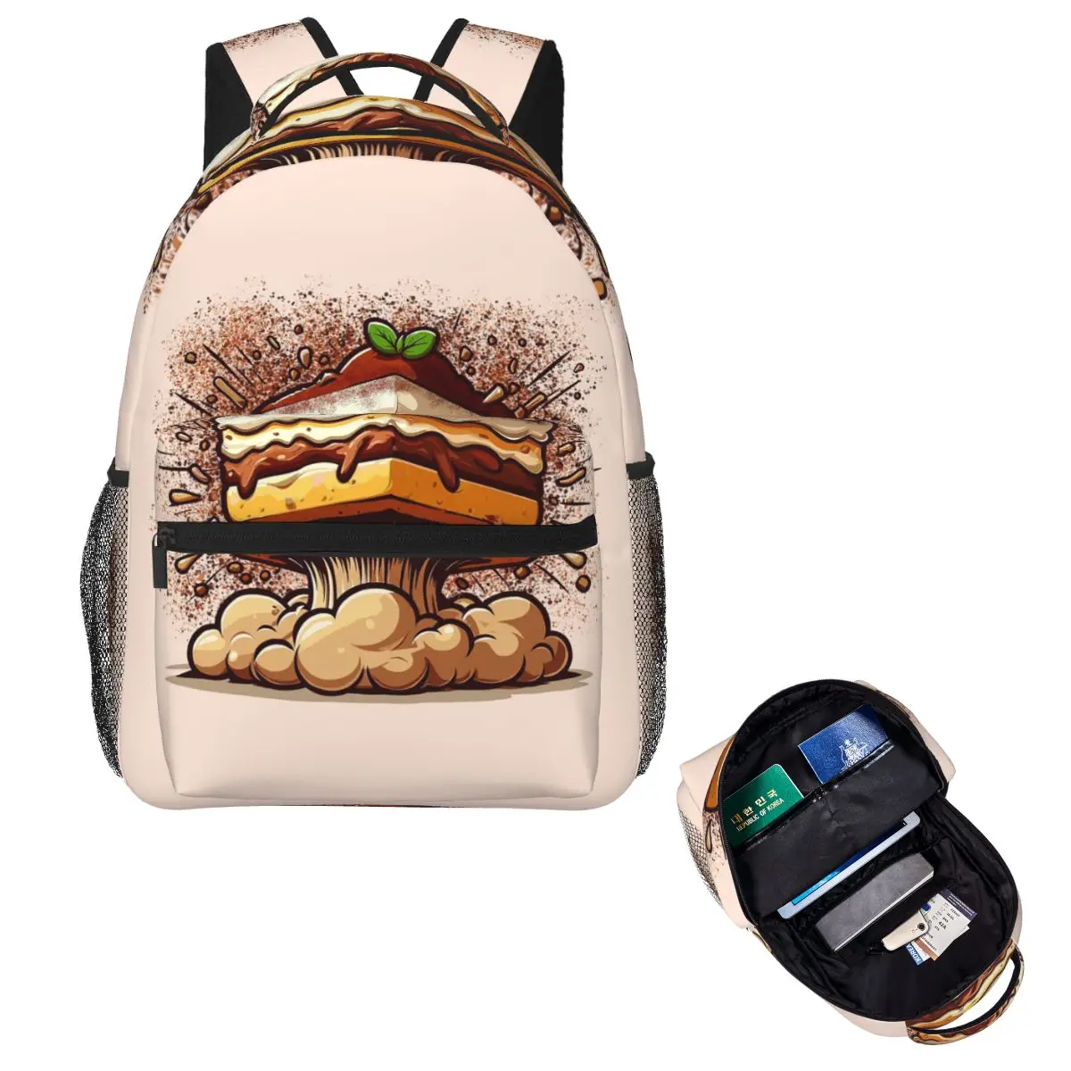 Exploding Tiramisu Student Backpack School Bag Hiking Travel Daypack for Boys Girls Fashion Bookbag Shoulder Bags
Exploding Tiramisu Student Backpack School Bag Hiking Travel Daypack for Boys Girls Fashion Bookbag Shoulder Bags