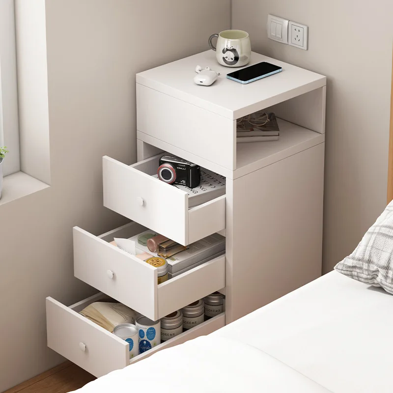 Modern Bedroom Simple Ultra-narrow Bedside Table Simple Storage Cabinet Household Bedside Shelf Nightstand Small Cabinet
Modern Bedroom Simple Ultra-narrow Bedside Table Simple Storage Cabinet Household Bedside Shelf Nightstand Small Cabinet