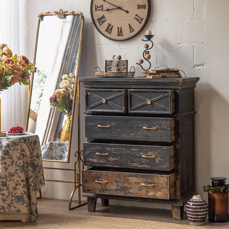 Storage American old decoration porch dopamine storage cabinet
Storage American old decoration porch dopamine storage cabinet