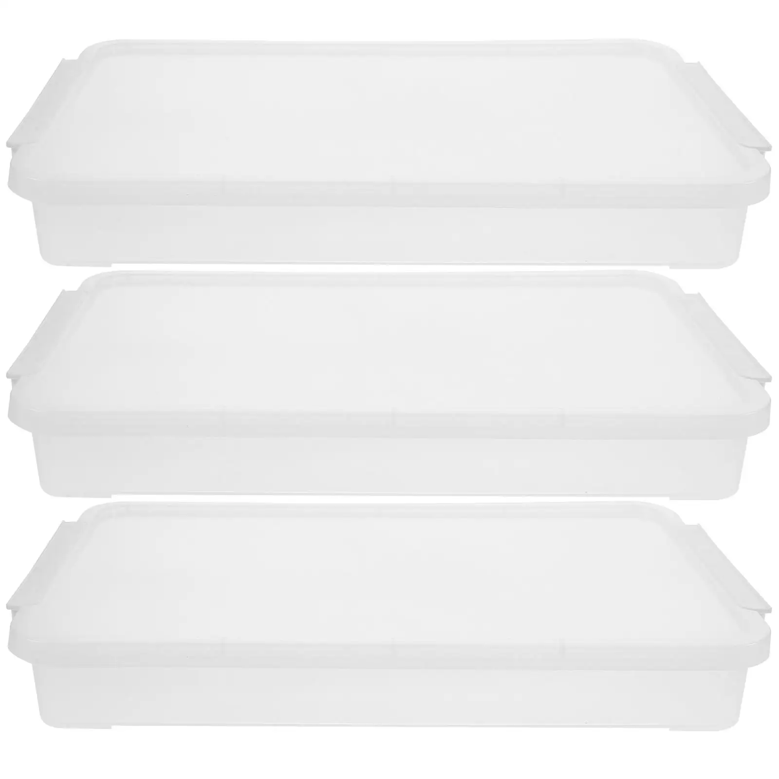 3 Pcs Portable Storage Box Plastic Boxes Transparent Clear Bins with Lids Container for
3 Pcs Portable Storage Box Plastic Boxes Transparent Clear Bins with Lids Container for