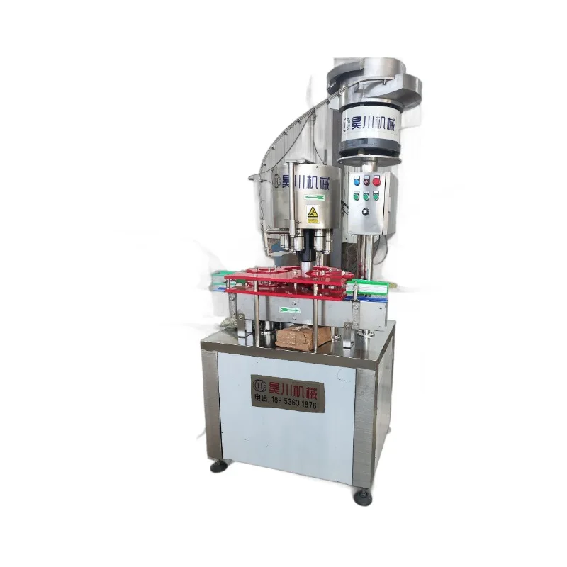 Автоматическая машина для укупорки крышек с шестью головками, машина для укупорки красного вина Baijiu, настольное запечатывающее оборудование, запечатывающая машина
Автоматическая машина для укупорки крышек с шестью головками, машина для укупорки красного вина Baijiu, настольное запечатывающее оборудование, запечатывающая машина