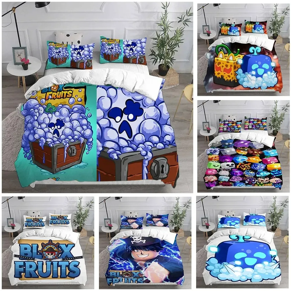 Blox Fruits Bedding Sets Bed Cover Comforter Duvet Cover Pillow Case 2-3 Pieces Sets Single Double Large Size Bedroom Decor
Blox Fruits Bedding Sets Bed Cover Comforter Duvet Cover Pillow Case 2-3 Pieces Sets Single Double Large Size Bedroom Decor