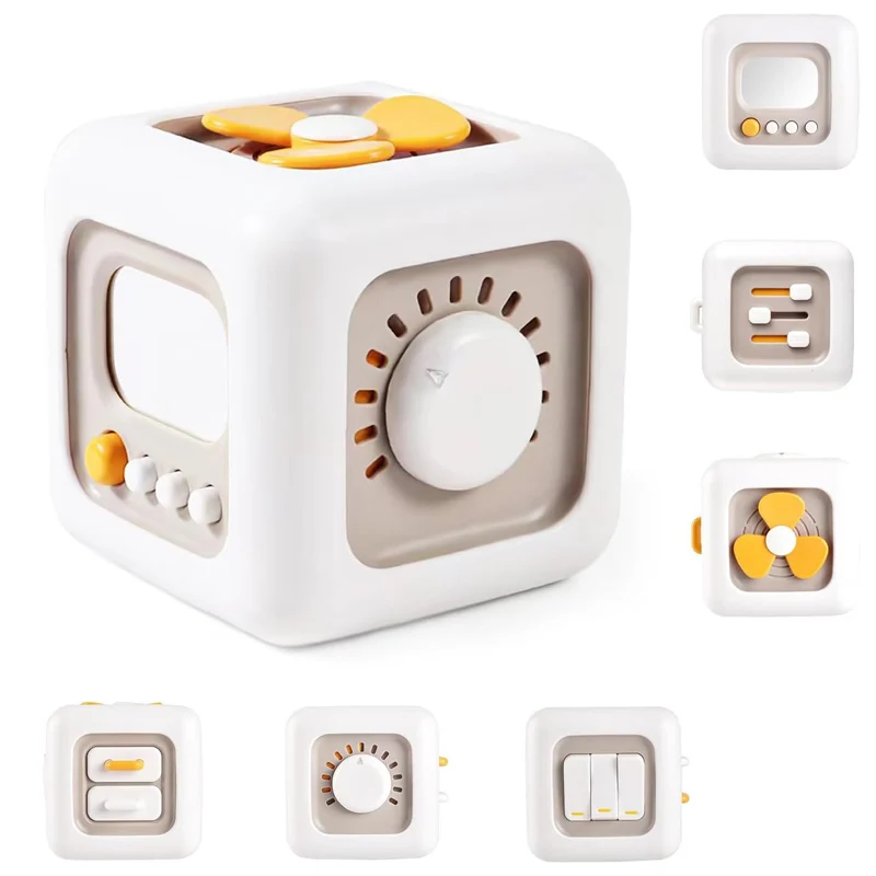 6 In 1 Montessori Activity Cube Toys, Sensory Busy Board Baby Practice Skills Drawer Educational Toys For Girls and Boys, Gift
6 In 1 Montessori Activity Cube Toys, Sensory Busy Board Baby Practice Skills Drawer Educational Toys For Girls and Boys, Gift