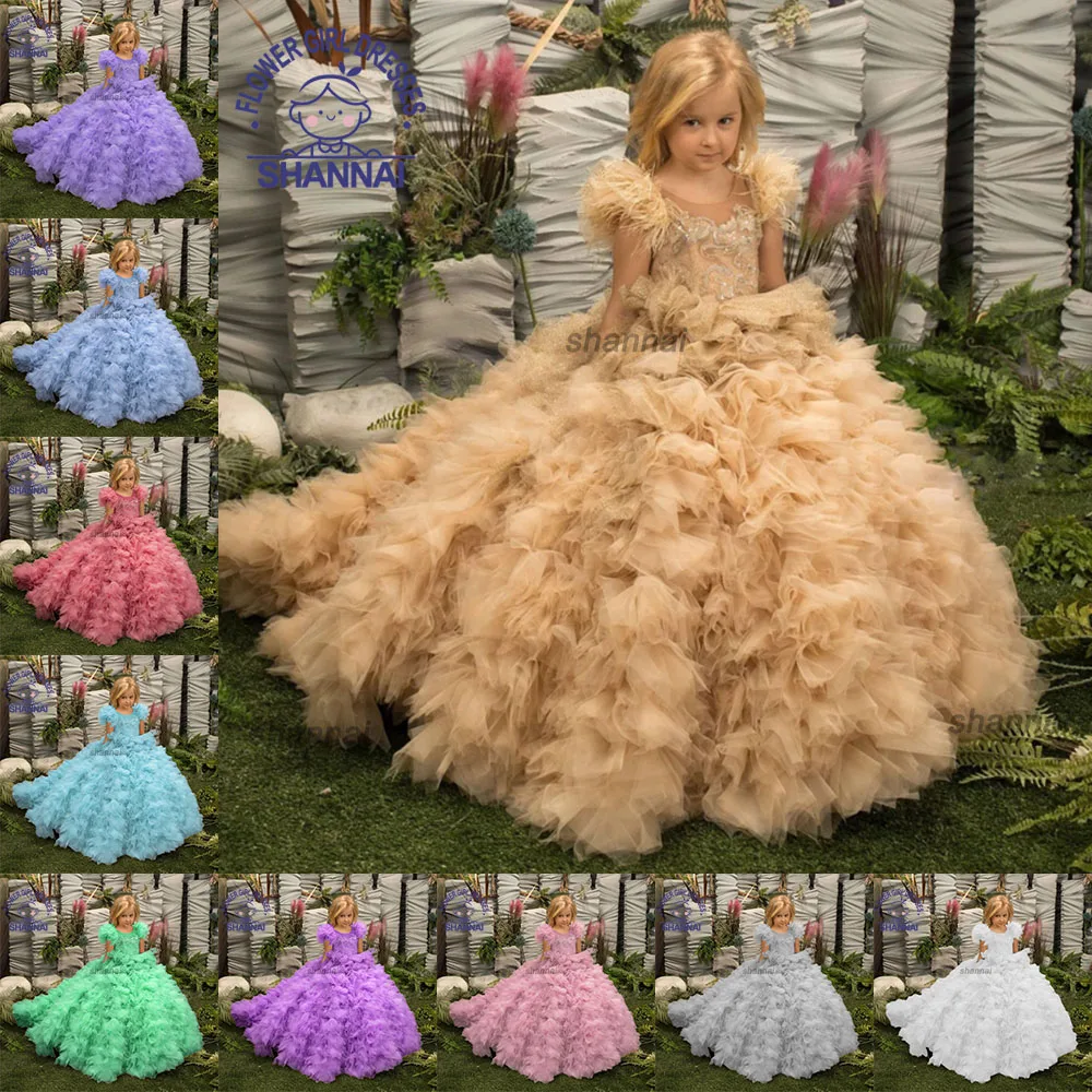 Flower Girl Dresses Lace Puff Sleeve Cute Girl Princess Dress Baby Girl Birthday Wedding Party Special Occasion Dress
Flower Girl Dresses Lace Puff Sleeve Cute Girl Princess Dress Baby Girl Birthday Wedding Party Special Occasion Dress