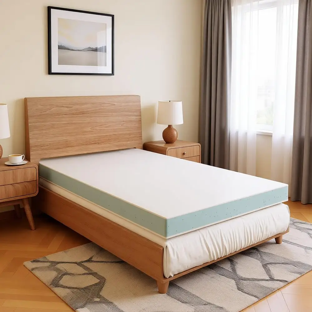 3 Inch Memory Foam Mattress Topper, Cot Size, Mattress Topper or Back Pain, Cooling Gel, Sleeper Sofa, Dorm, RV, Camper, 75x30,
3 Inch Memory Foam Mattress Topper, Cot Size, Mattress Topper or Back Pain, Cooling Gel, Sleeper Sofa, Dorm, RV, Camper, 75x30,