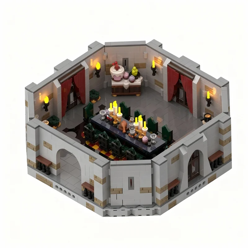 1380pcs MOC Banquet Hall 009 Bricks Dungeons Adventures Castle Model Building Blocks Architecture Toys Christmas Gifts Education
1380pcs MOC Banquet Hall 009 Bricks Dungeons Adventures Castle Model Building Blocks Architecture Toys Christmas Gifts Education
