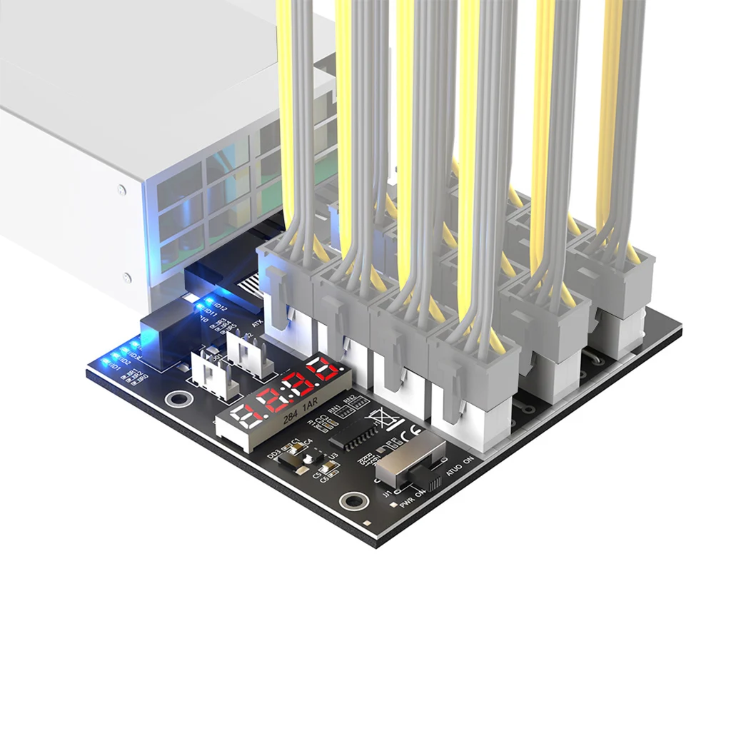 Адаптер-плата-разветвитель питания ATX 12x6Pin для блоков питания Dell и устройств ETH/BTC, совместимый с HP 733428-101, 720620-B21, 830272-B21, 720478-B21
Адаптер-плата-разветвитель питания ATX 12x6Pin для блоков питания Dell и устройств ETH/BTC, совместимый с HP 733428-101, 720620-B21, 830272-B21, 720478-B21