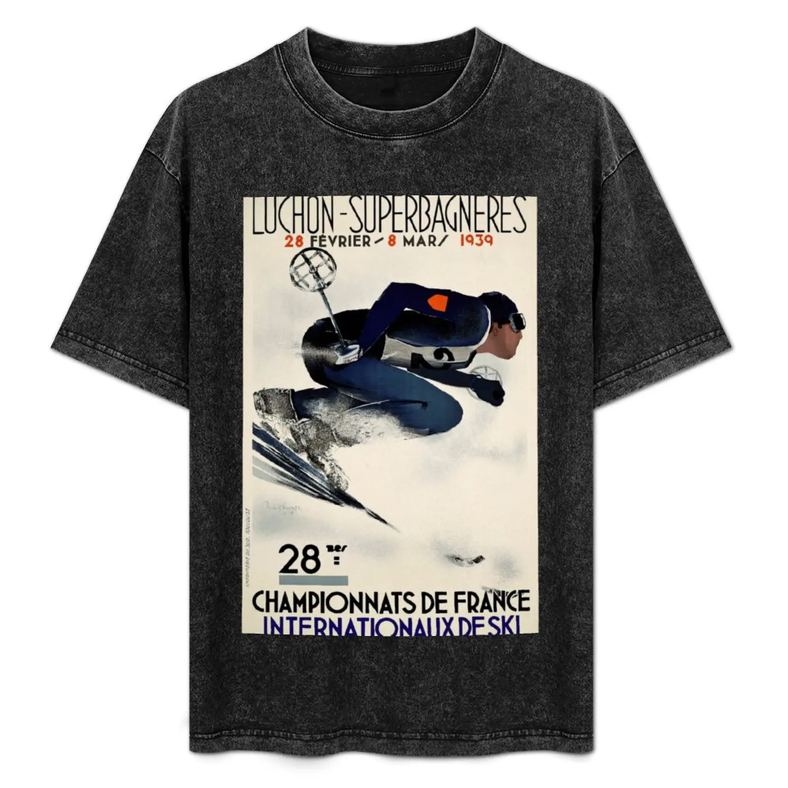Dynamic French Vintage Ski advert from 1939 T-Shirt Christmas Casual Short Sleeve Top
Dynamic French Vintage Ski advert from 1939 T-Shirt Christmas Casual Short Sleeve Top