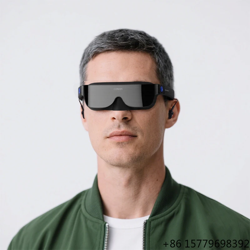 3D Cinematic HMD Giant Screen Personal Theater 4K Goggles, Compatible with Smart Phone Deck Android
3D Cinematic HMD Giant Screen Personal Theater 4K Goggles, Compatible with Smart Phone Deck Android