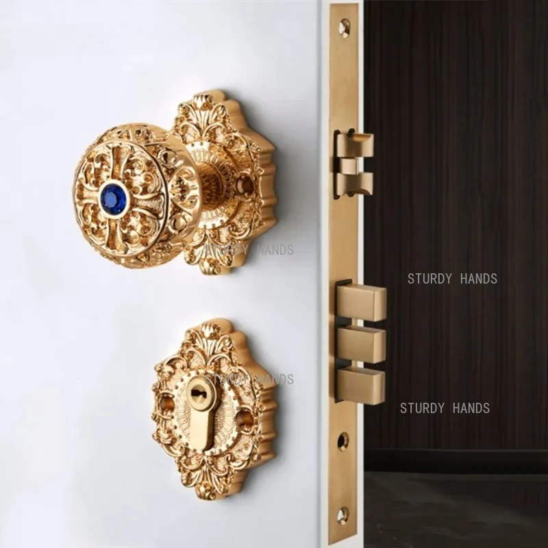 European style all copper silent door lock bedroom home anti-theft indoor door handle lock home hardware accessories
European style all copper silent door lock bedroom home anti-theft indoor door handle lock home hardware accessories