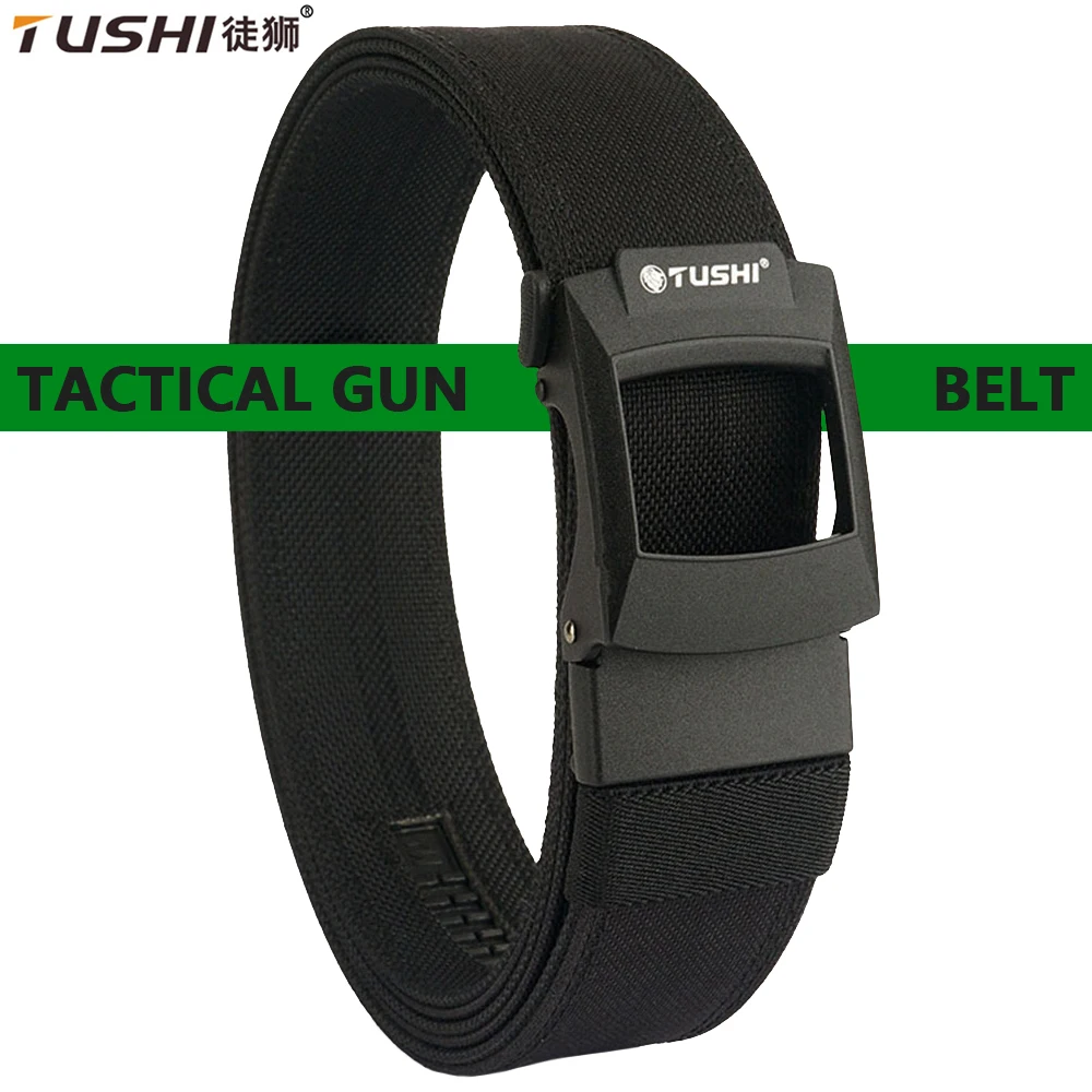 TUSHI Men's Hard Tactical Belt Fashion Unisex Trousers Gun Belt 1100D Nylon Belt Breathable Outdoor Jeans Adjustable Waist Belt
TUSHI Men's Hard Tactical Belt Fashion Unisex Trousers Gun Belt 1100D Nylon Belt Breathable Outdoor Jeans Adjustable Waist Belt