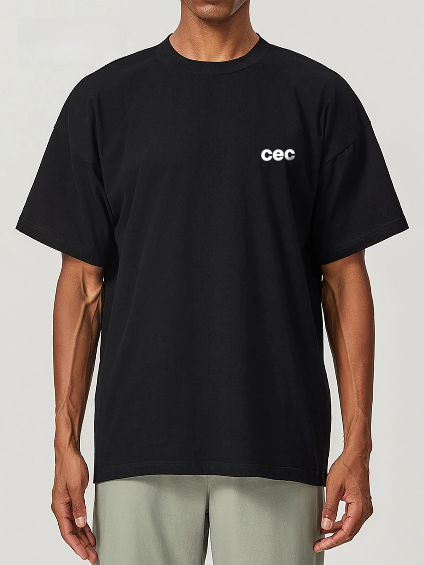Хлопковая дышащая спортивная футболка Cec Sensation с круглым вырезом и короткими рукавами, мужская летняя свободная повседневная футболка, удобная одежда
Хлопковая дышащая спортивная футболка Cec Sensation с круглым вырезом и короткими рукавами, мужская летняя свободная повседневная футболка, удобная одежда