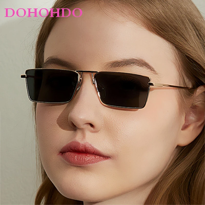 Vintage Brand Designer Small Square Metal Sunglasses Women Men Fashion Luxury Glasses Female Outdoor Travel Driving Shades UV400
Vintage Brand Designer Small Square Metal Sunglasses Women Men Fashion Luxury Glasses Female Outdoor Travel Driving Shades UV400