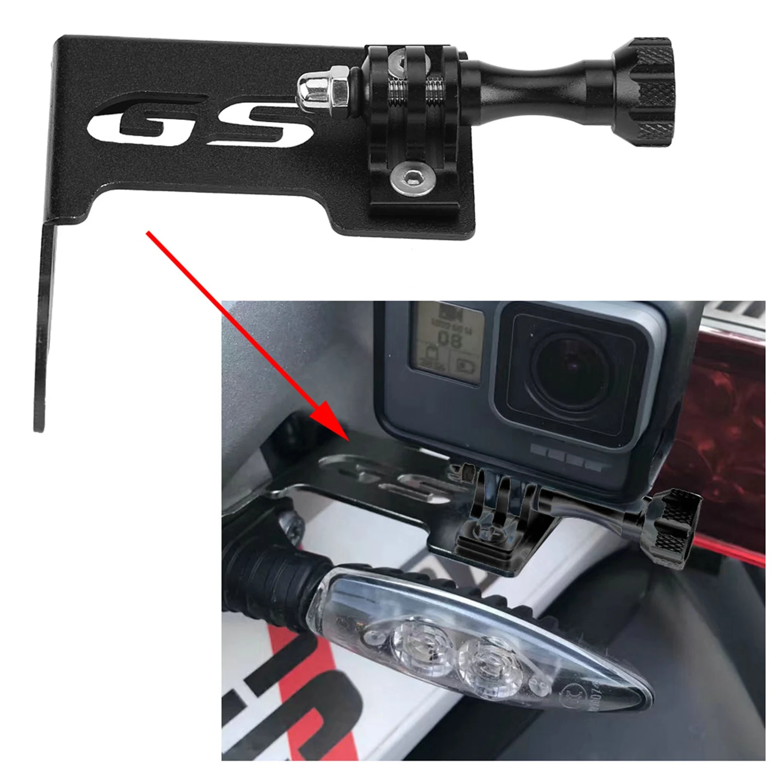 Motorcycle Front Left Camera Support Bracket Aluminum Black for BMW R1200GS LC R1200GS LC ADV for GoPro
Motorcycle Front Left Camera Support Bracket Aluminum Black for BMW R1200GS LC R1200GS LC ADV for GoPro