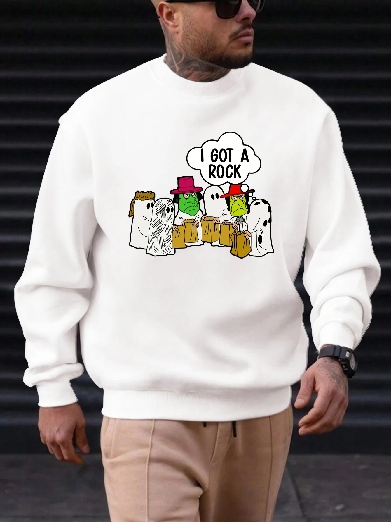 2025 New Sweatshirt For Men's I GOT A ROCK Pattern Printing Cotton Round Neck Fashion Casual High Quality Daily Top Clothing
2025 New Sweatshirt For Men's I GOT A ROCK Pattern Printing Cotton Round Neck Fashion Casual High Quality Daily Top Clothing