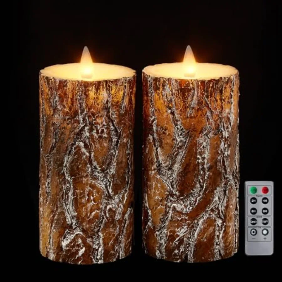 Flameless Pillar Candles Flickering with Remote Timer Battery Operated LED 3D Moving Flame Real Wax Candles Set of 2 D3 x H6 Re
Flameless Pillar Candles Flickering with Remote Timer Battery Operated LED 3D Moving Flame Real Wax Candles Set of 2 D3 x H6 Re
