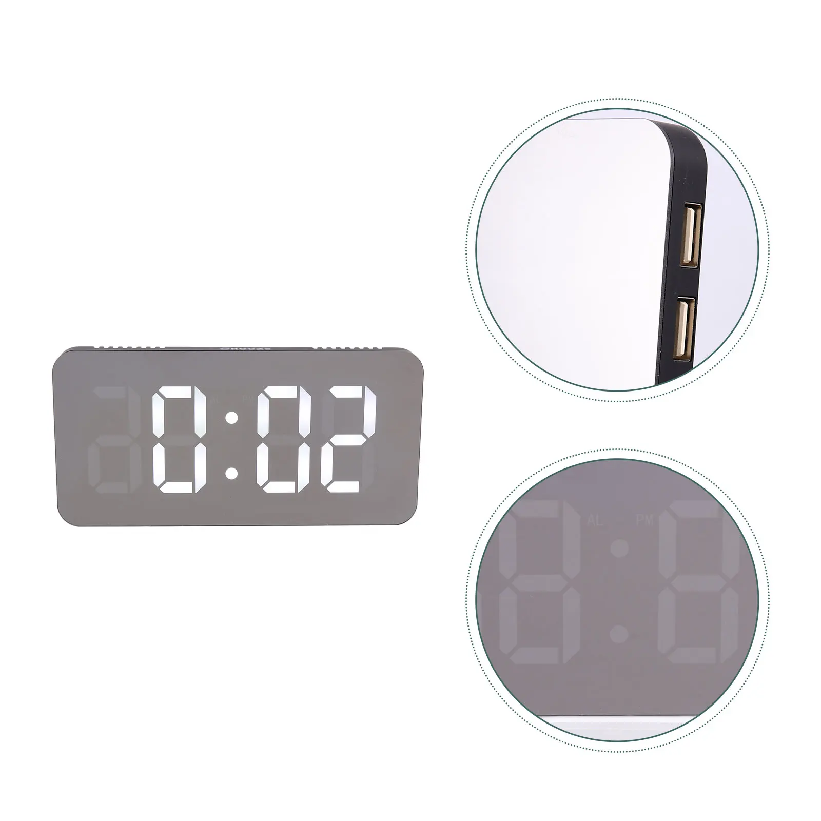 1 Set Led Mirror Alarm Desktop Electric Moisture-Proof Simple Style For Home Bedroom Office Decor Room Digital Alarm Led
1 Set Led Mirror Alarm Desktop Electric Moisture-Proof Simple Style For Home Bedroom Office Decor Room Digital Alarm Led