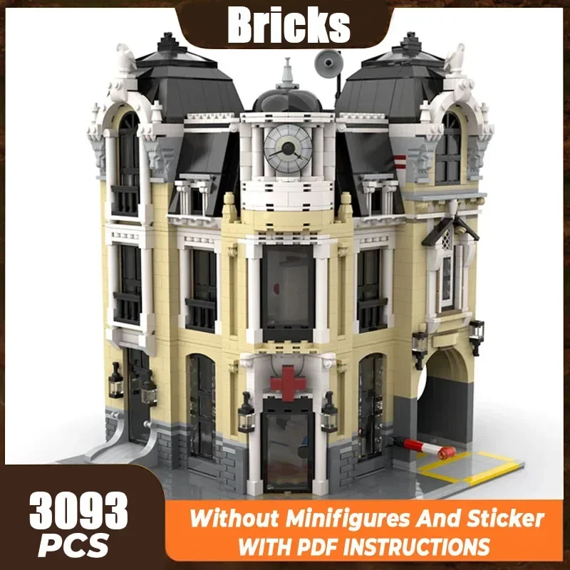 Moc Building Bricks Street View Model Central Hospital Technology Modular Blocks Gifts Toys For Children DIY Sets Assembly
Moc Building Bricks Street View Model Central Hospital Technology Modular Blocks Gifts Toys For Children DIY Sets Assembly